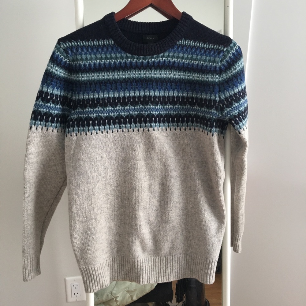 J. Crew Fair Isle Sweater